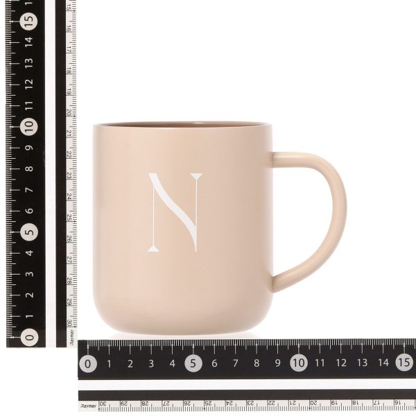 Initial Stainless Steel Mug N - Image 8