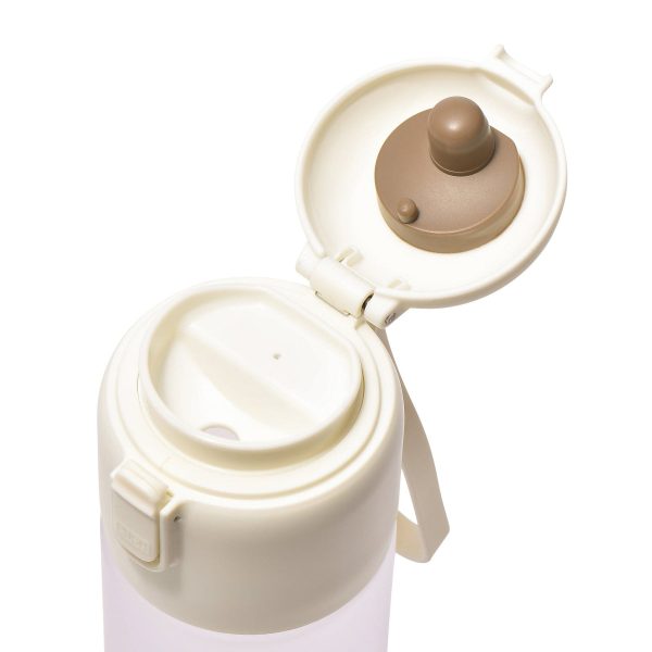 One-Touch Clear Bottle White - Image 3