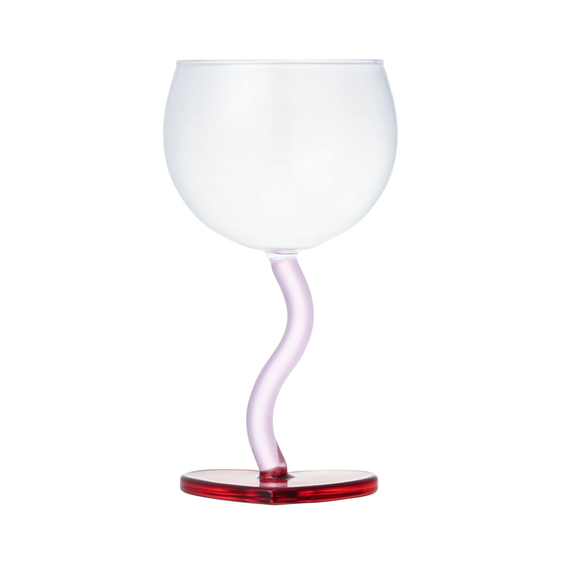 Heart Wine Glass Red - Image 2