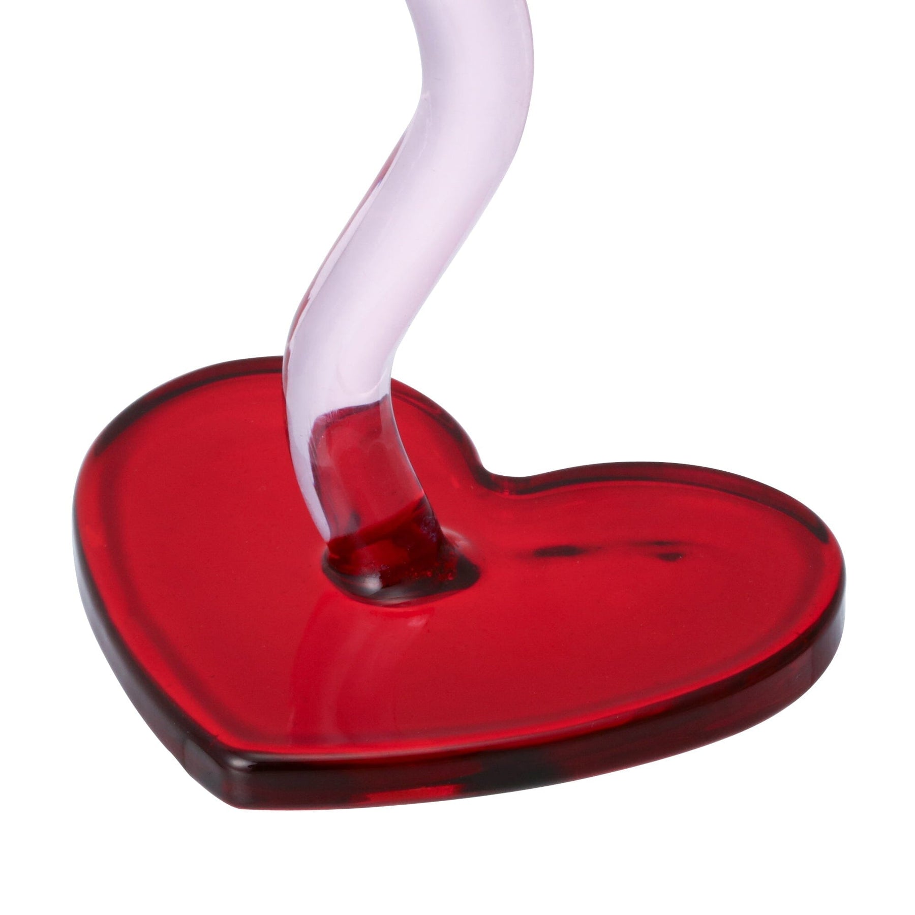 Heart Wine Glass Red - Image 4